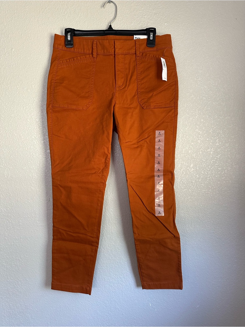 NWT Old Navy Orange Pixie Chino Pants